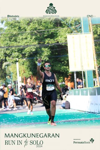Race photo from Mangkunegaran Run 2024