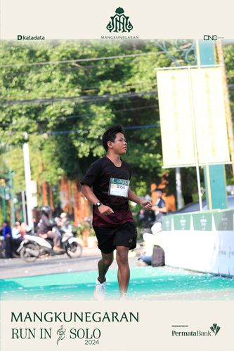 Race photo from Mangkunegaran Run 2024