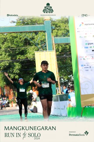 Race photo from Mangkunegaran Run 2024