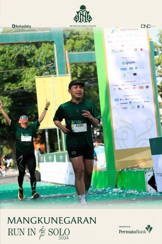 Race photo from Mangkunegaran Run 2024