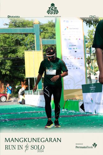 Race photo from Mangkunegaran Run 2024
