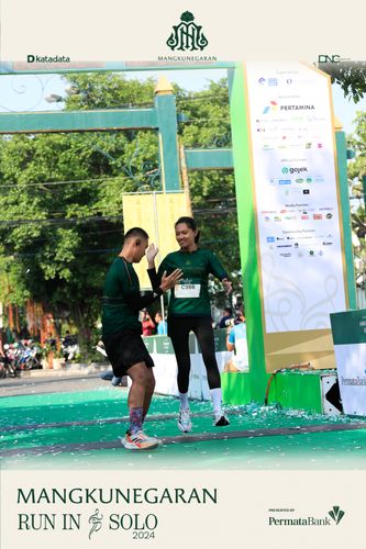 Race photo from Mangkunegaran Run 2024
