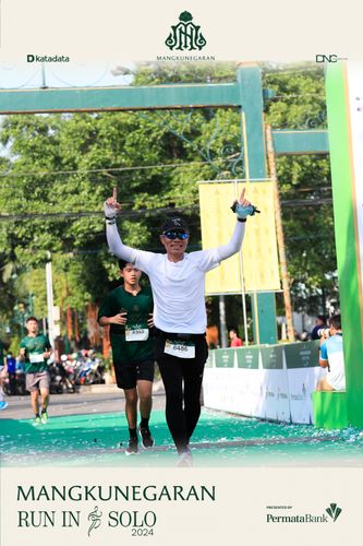 Race photo from Mangkunegaran Run 2024