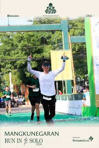 Race photo from Mangkunegaran Run 2024