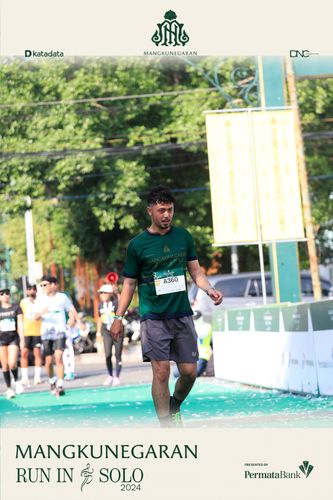 Race photo from Mangkunegaran Run 2024