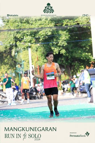 Race photo from Mangkunegaran Run 2024