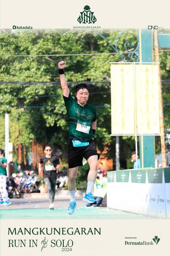 Race photo from Mangkunegaran Run 2024