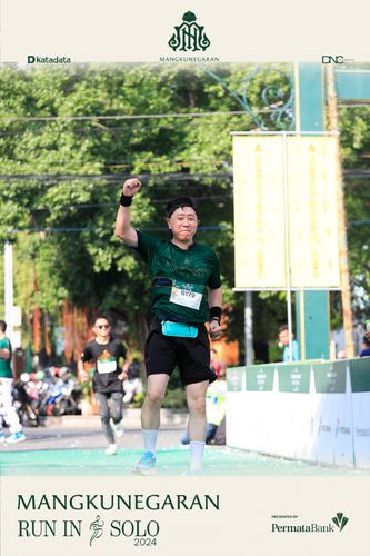 Race photo from Mangkunegaran Run 2024