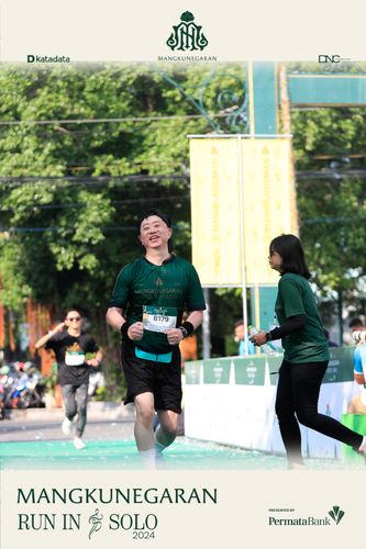 Race photo from Mangkunegaran Run 2024