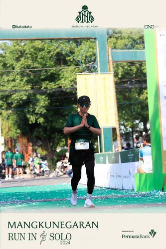 Race photo from Mangkunegaran Run 2024