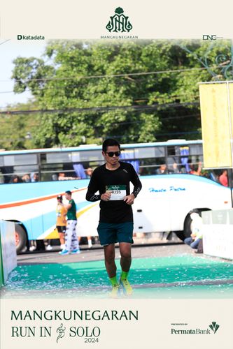 Race photo from Mangkunegaran Run 2024