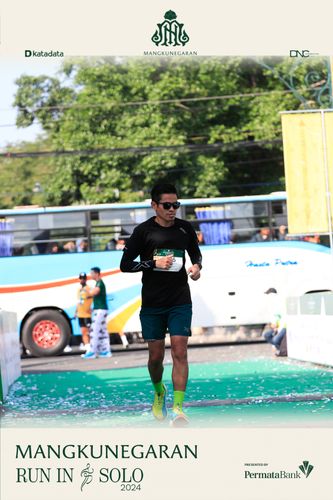 Race photo from Mangkunegaran Run 2024