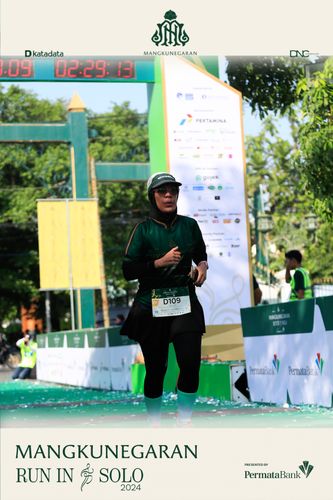 Race photo from Mangkunegaran Run 2024
