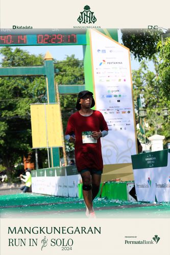 Race photo from Mangkunegaran Run 2024