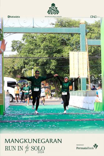 Race photo from Mangkunegaran Run 2024