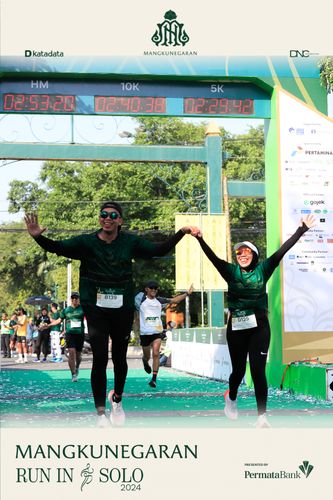 Race photo from Mangkunegaran Run 2024