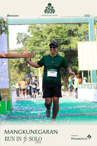 Race photo from Mangkunegaran Run 2024