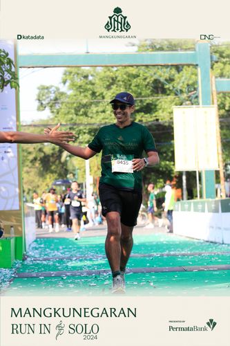 Race photo from Mangkunegaran Run 2024