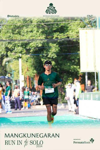 Race photo from Mangkunegaran Run 2024