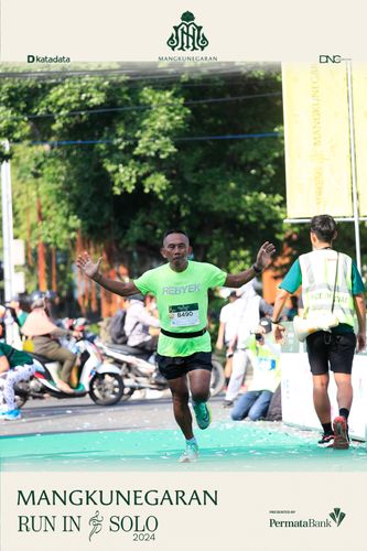 Race photo from Mangkunegaran Run 2024
