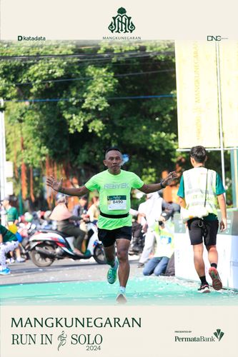 Race photo from Mangkunegaran Run 2024