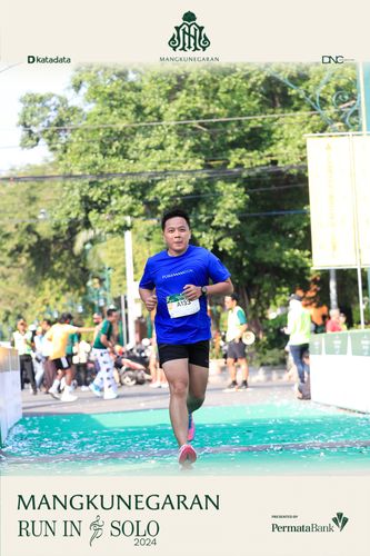 Race photo from Mangkunegaran Run 2024