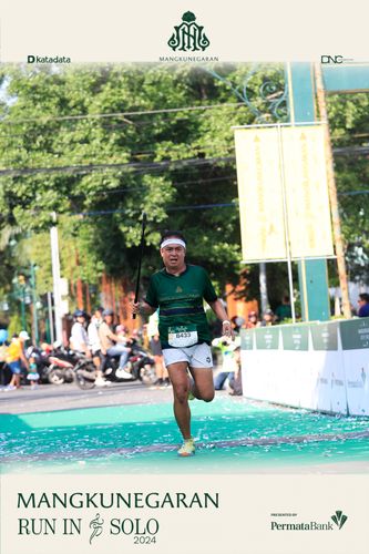 Race photo from Mangkunegaran Run 2024