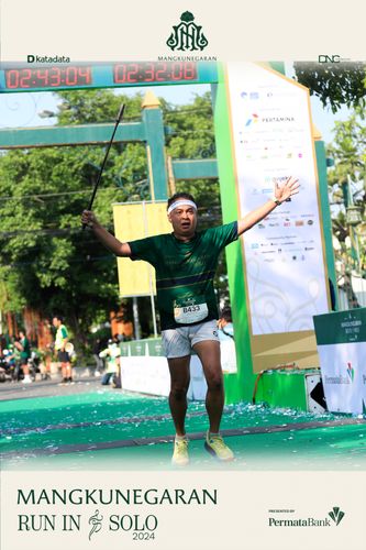 Race photo from Mangkunegaran Run 2024