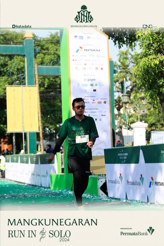 Race photo from Mangkunegaran Run 2024
