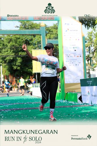 Race photo from Mangkunegaran Run 2024