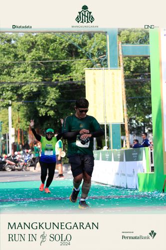 Race photo from Mangkunegaran Run 2024