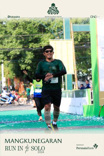 Race photo from Mangkunegaran Run 2024