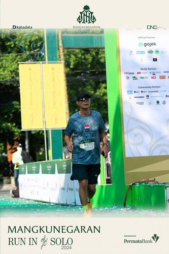 Race photo from Mangkunegaran Run 2024