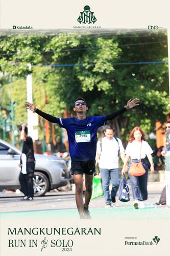 Race photo from Mangkunegaran Run 2024