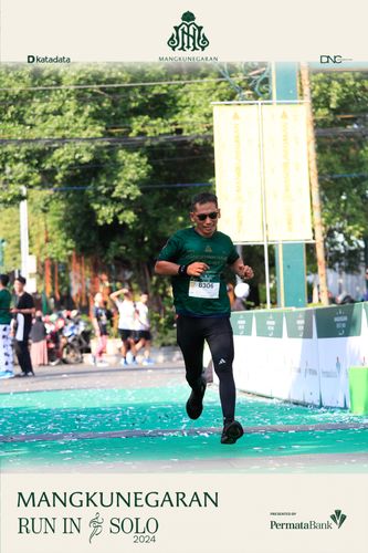 Race photo from Mangkunegaran Run 2024