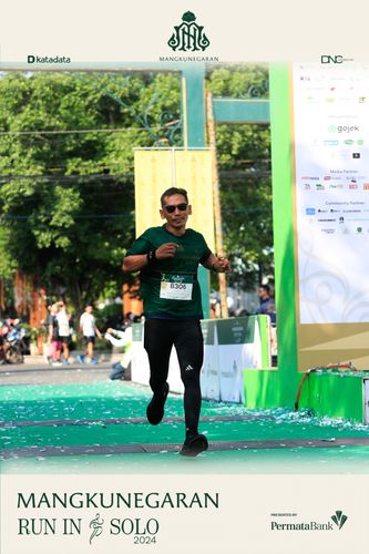 Race photo from Mangkunegaran Run 2024