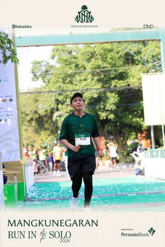 Race photo from Mangkunegaran Run 2024