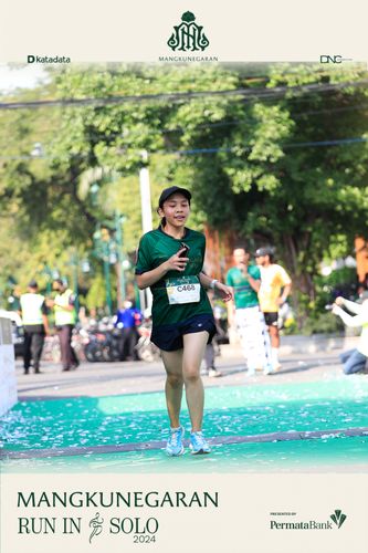 Race photo from Mangkunegaran Run 2024