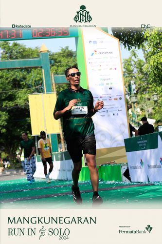 Race photo from Mangkunegaran Run 2024