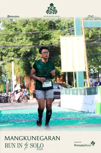 Race photo from Mangkunegaran Run 2024