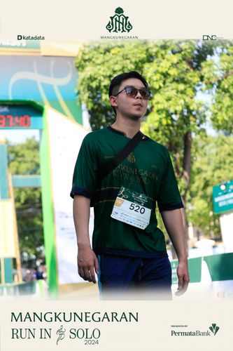 Race photo from Mangkunegaran Run 2024