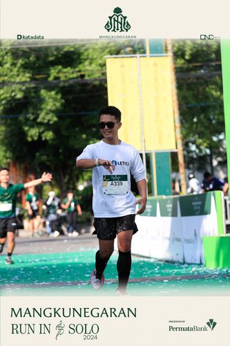 Race photo from Mangkunegaran Run 2024