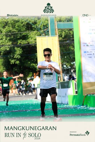 Race photo from Mangkunegaran Run 2024