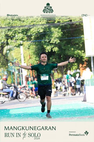 Race photo from Mangkunegaran Run 2024