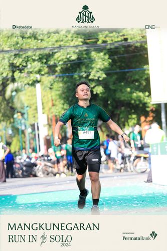 Race photo from Mangkunegaran Run 2024