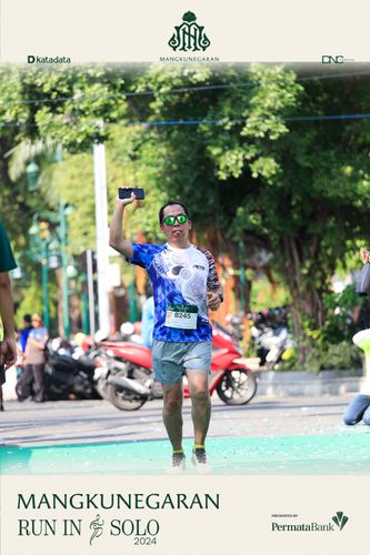 Race photo from Mangkunegaran Run 2024