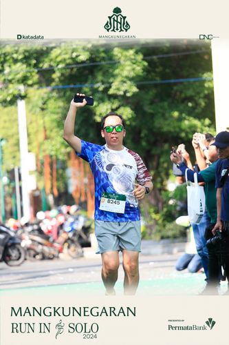 Race photo from Mangkunegaran Run 2024