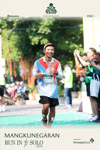 Race photo from Mangkunegaran Run 2024