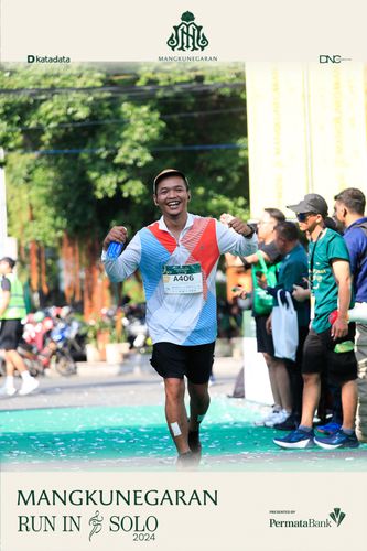 Race photo from Mangkunegaran Run 2024