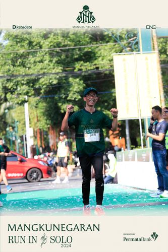 Race photo from Mangkunegaran Run 2024